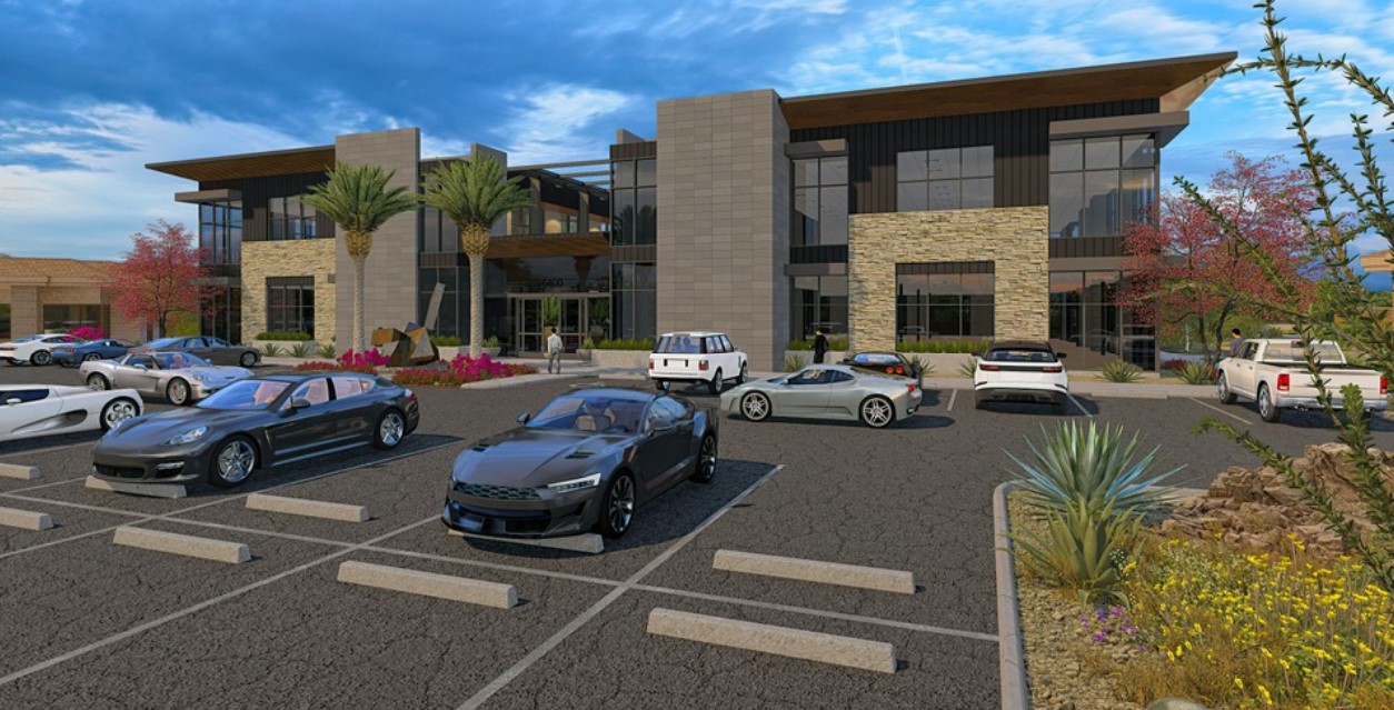 <p>This project is Reset’s seventh for local family developers and is the largest so far. This 35,000 SF office building is designed for the signature spot on an existing office complex buildout in Scottsdale, Arizona. The project was designed and executed in accordance with existing and approved buildings prevalent to […]</p>
